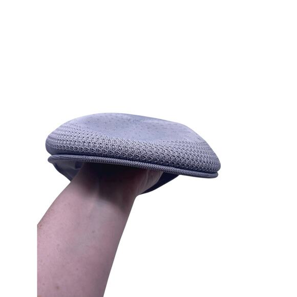 Kangol Cap Tropic 504 Ventair 0290BC Silver Gray Vented Knit Hat Mens Large - Picture 6 of 16